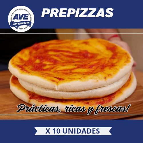 Prepizzas ( x 10 Unidades).