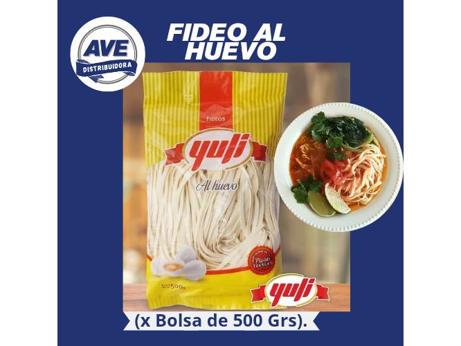 Fideos al Huevo - Bolsa de 500 Grs.