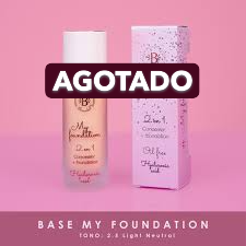 base 2 en 1 tono 4.2 neutral beige bloomshell