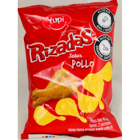 Rizada Pollo. 45 Gr
