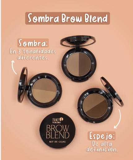 Sombra para cejas brow blend trendy