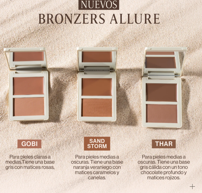 Bronzer Allure Atenea polvo y crema
