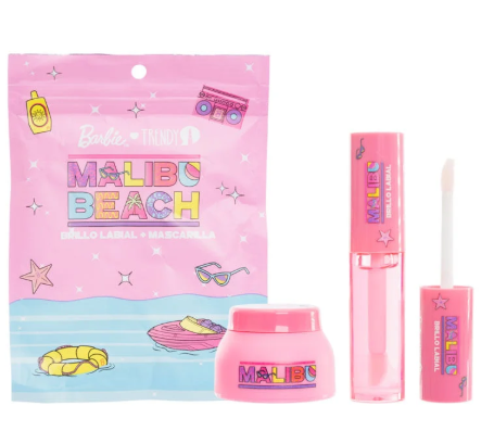 kit gloss + mascarilla malibu trendy