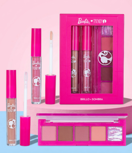 Kit triple core Barbie Trendy