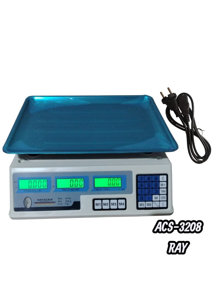 ACS-3208T - BALANZA RAY SCALE 40KG TP