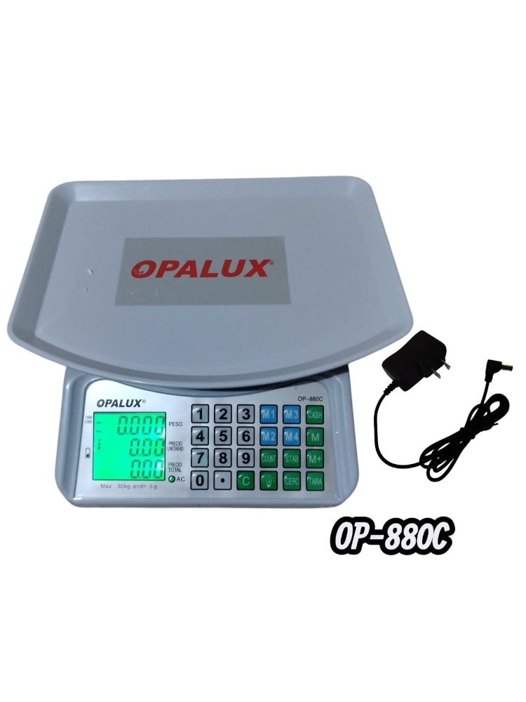 OP-880C-BALANZA MINI OPALUX BLANCO