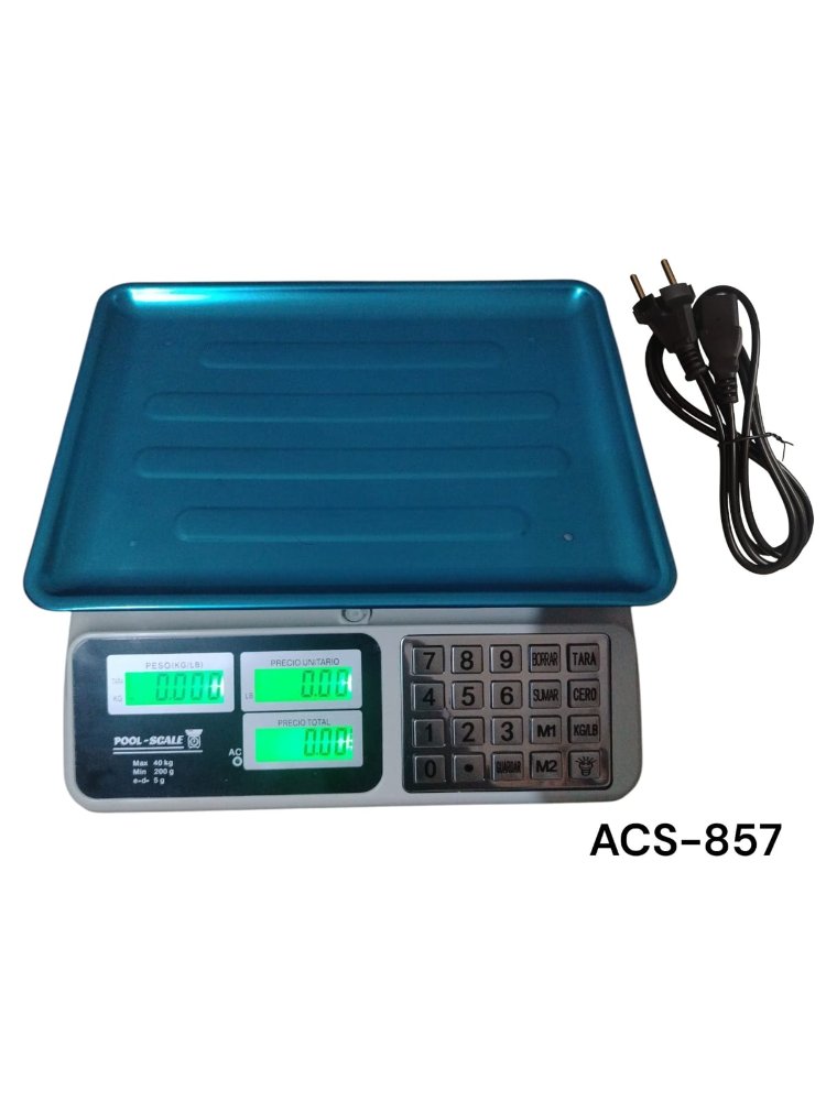 ACS-857B+T- POOL SCALE 40KGX5PZ TM