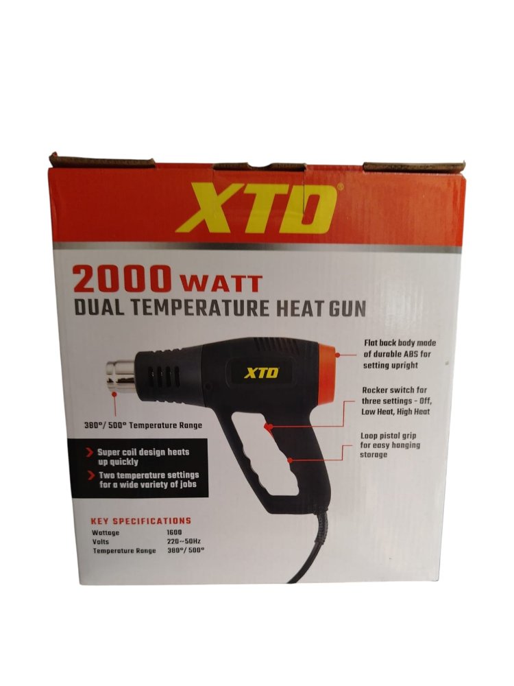 XTD-PISTOLA DE CALOR 2000W