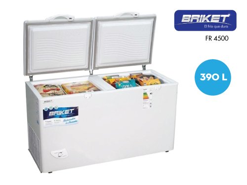 BRIKET FREEZER FR4500 390L