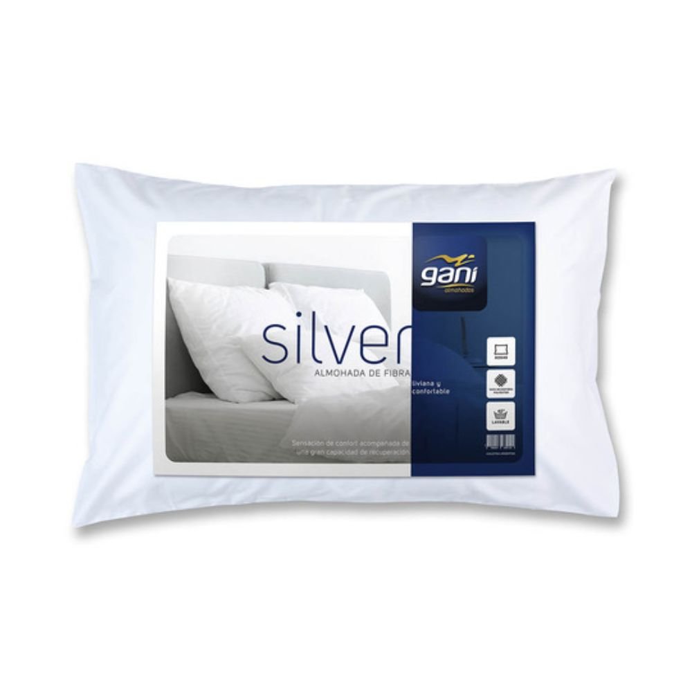 GANI ALMOHADA 80X40 SILVER