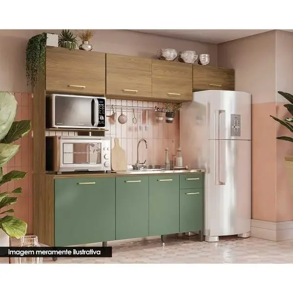 KAPPESBERG KIT DE COCINA COMPACTA NOGUEIRA /OLIVO