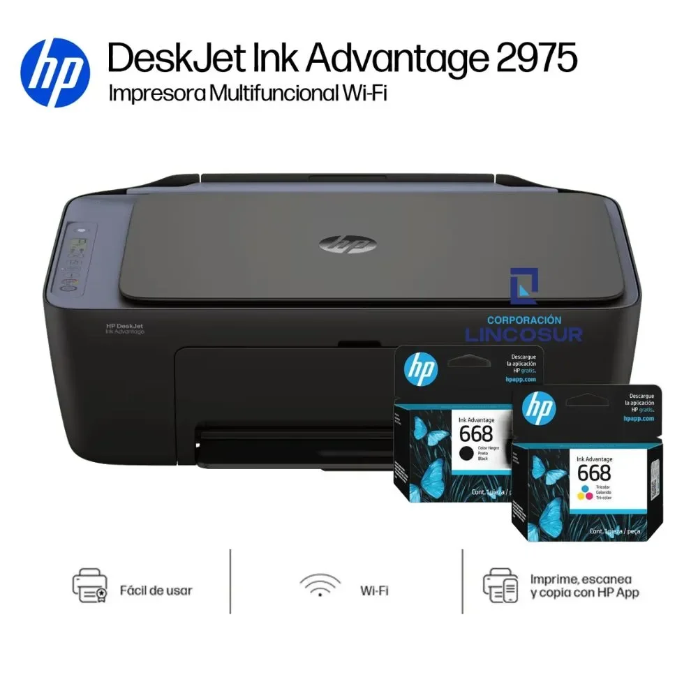 HP IMPRESORA MULTIFUNCIONAL DESKJET INK ADVANTAGE 2975