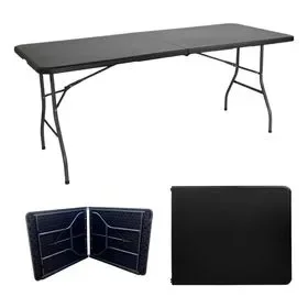 LUXURY MESA PLEGABLE lh-902 Negra Portatil