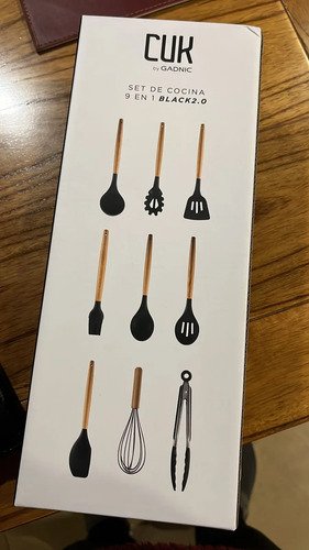 GADNIC Set de Cocina 9 en 1 Black2.0