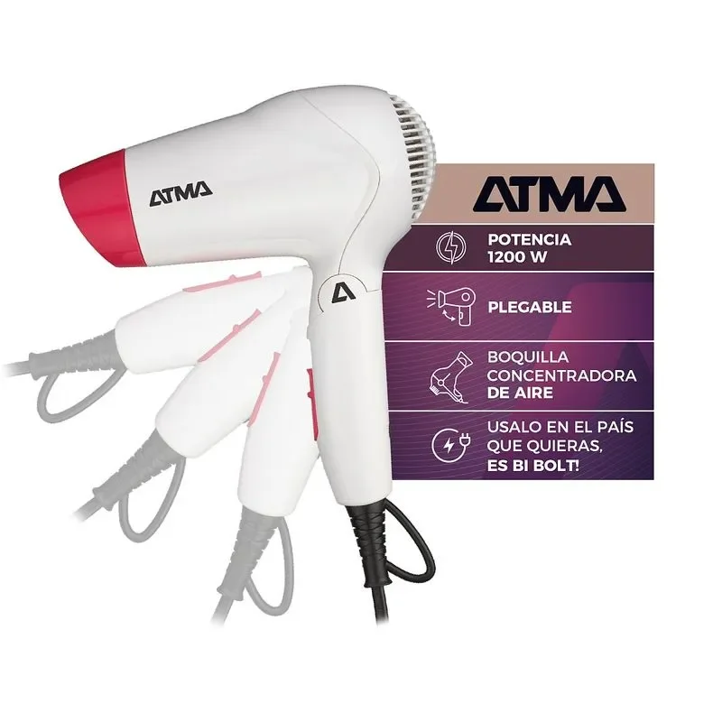 ATMA SECADOR CABELLO SP8905P