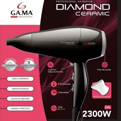 GAMA Secador Cab STD BK 2300W