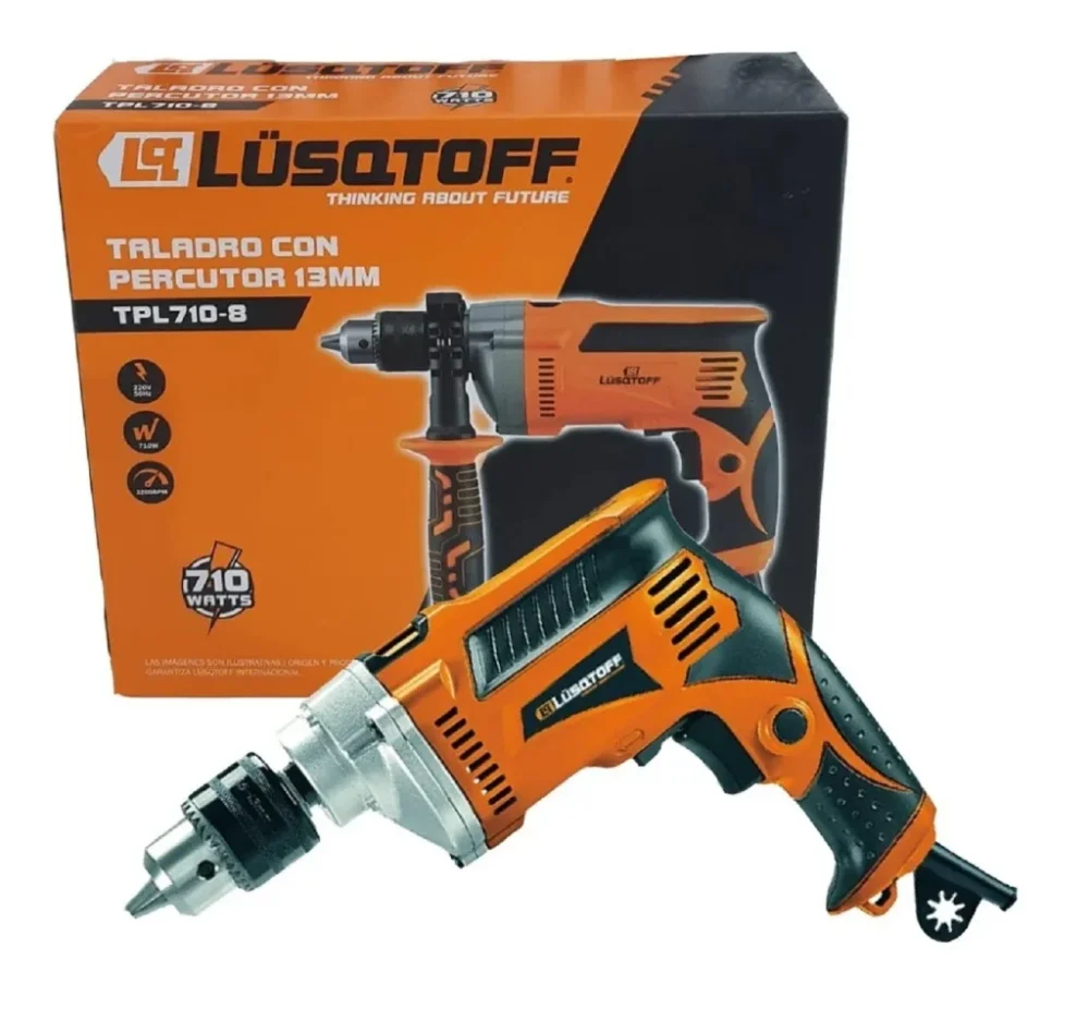 LUSQTOFF TALADRO CON PERCUTOR TPL710-8