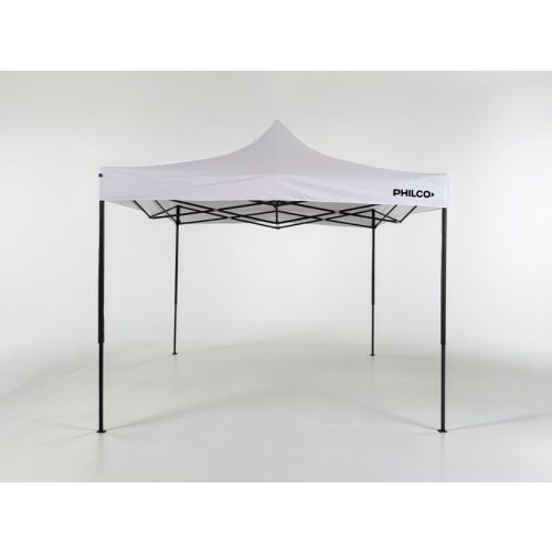 GAZEBO PHILCO 3X3 SIN PAREDES ALUMINIO BLANCO UTOARMABLE