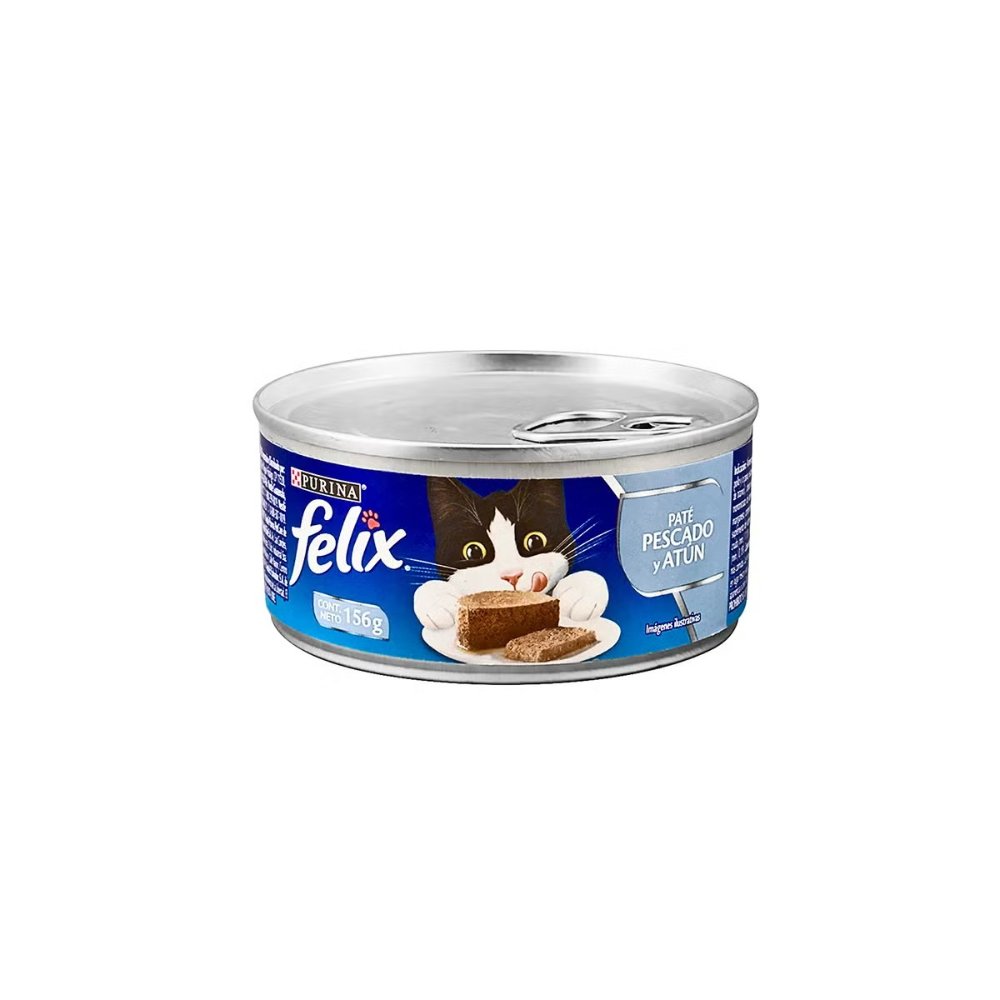 Pate Felix Sabor Pescado y Atun 156 gr.