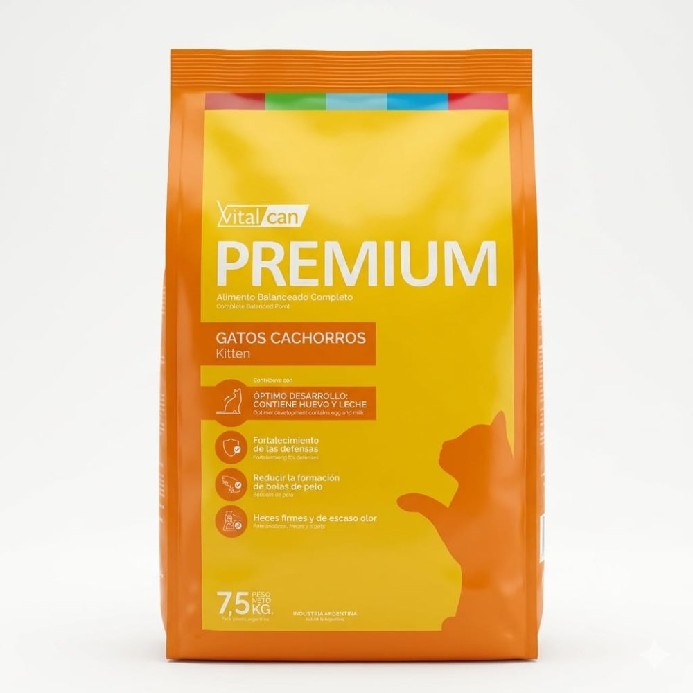 Vitalcan Premium Gatito 7,5 kg