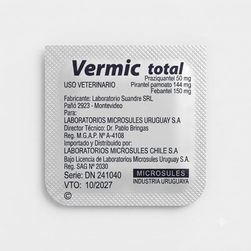 Vermic Total Antiparasitario Unidad