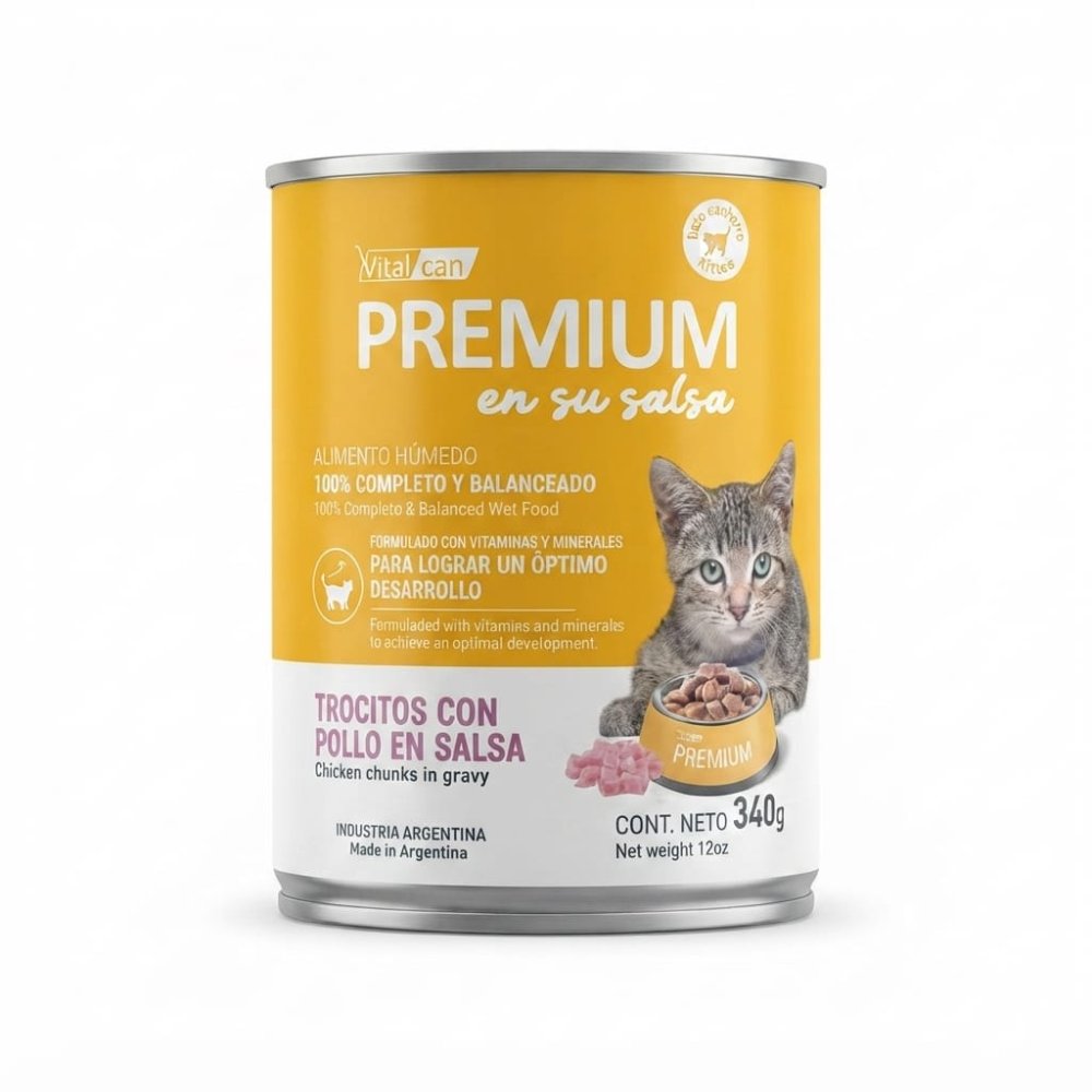 Vitalcan Premium Lata Sardina para Gatitos 340g