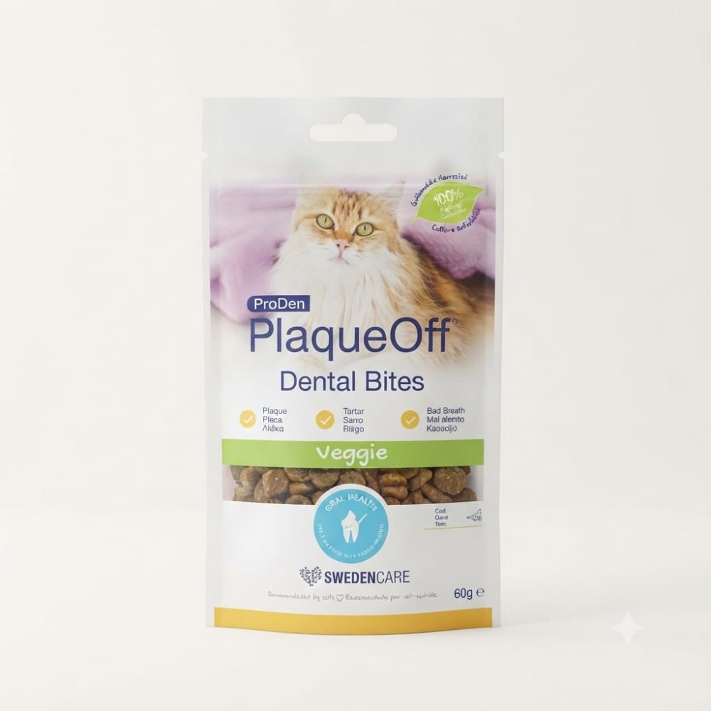 PlaqueOff Dental Bites Gatos 60g