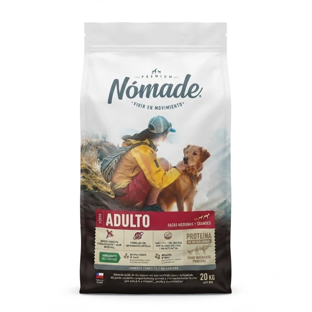 Nómade Raza Mediana y Grande 20 kg