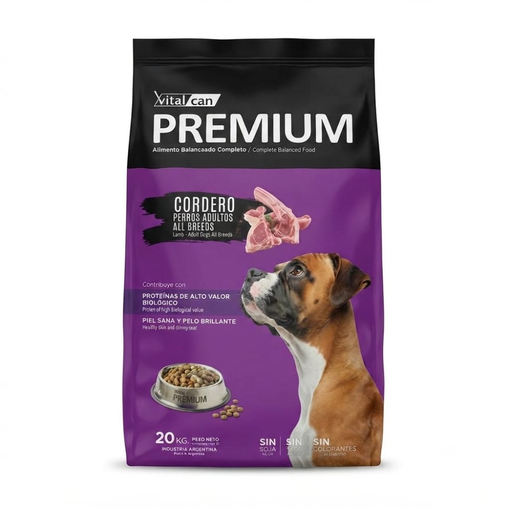 Vitalcan Premium Cordero 20 kg