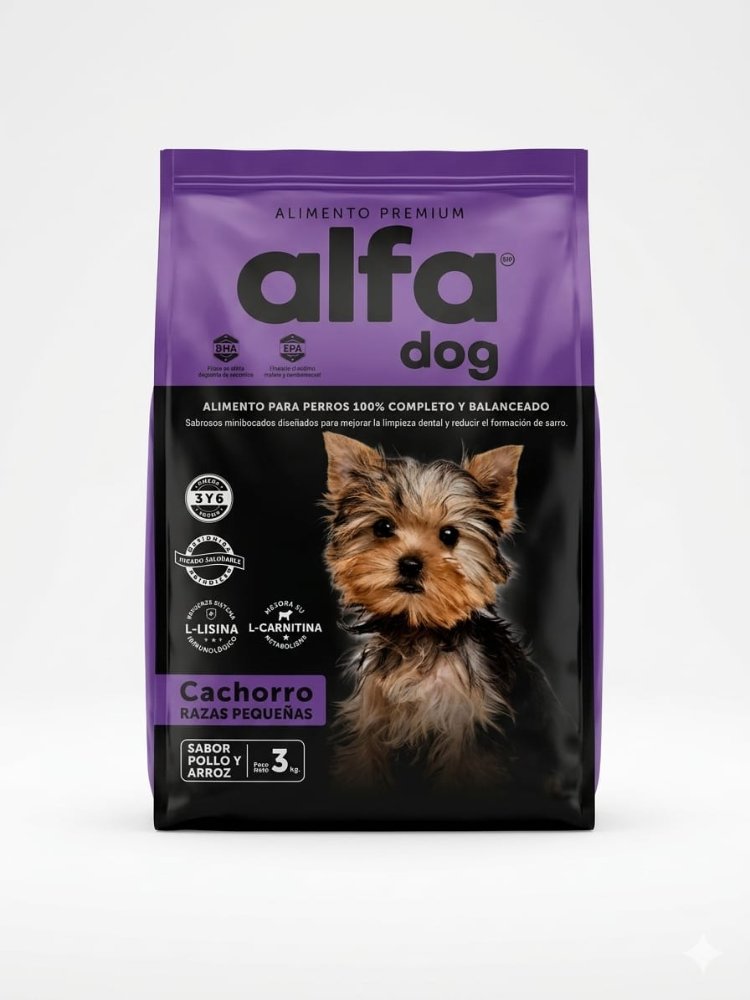 Alfa Dog Cachorro Raza Peq. 3 kg
