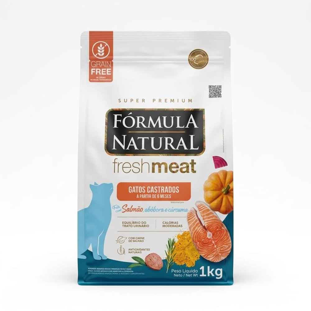 Fórmula Natural Gato Castrado Salmón 1 kg