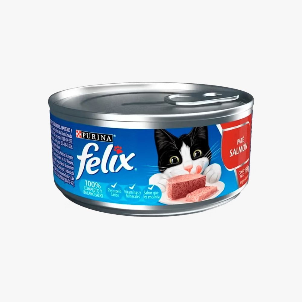 Alimento Felix Paté Salmón Lata x 156 gr