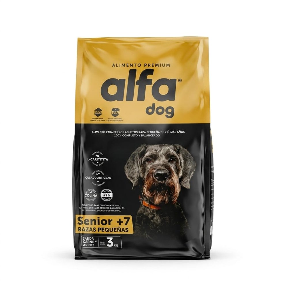 Alfa Dog Senior Raza Peq. 3 kg