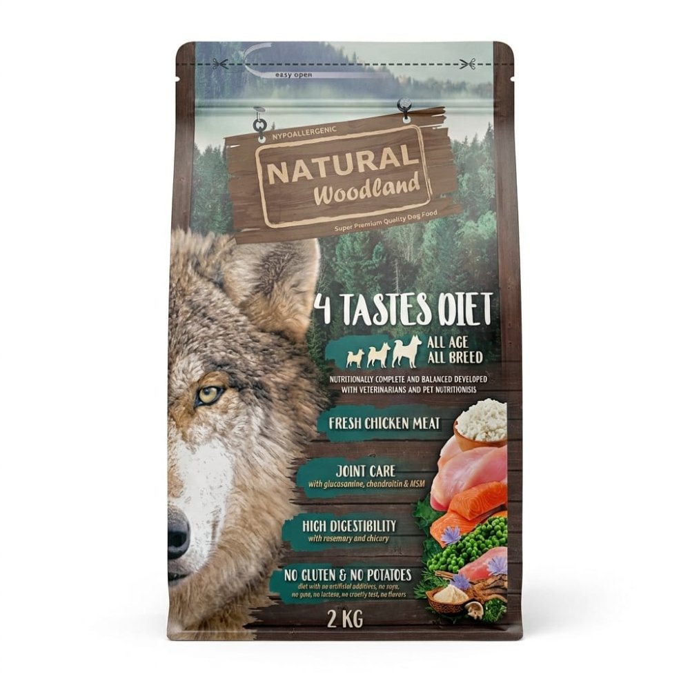 Natural Woodland 4 Tastes Diet 10 kg
