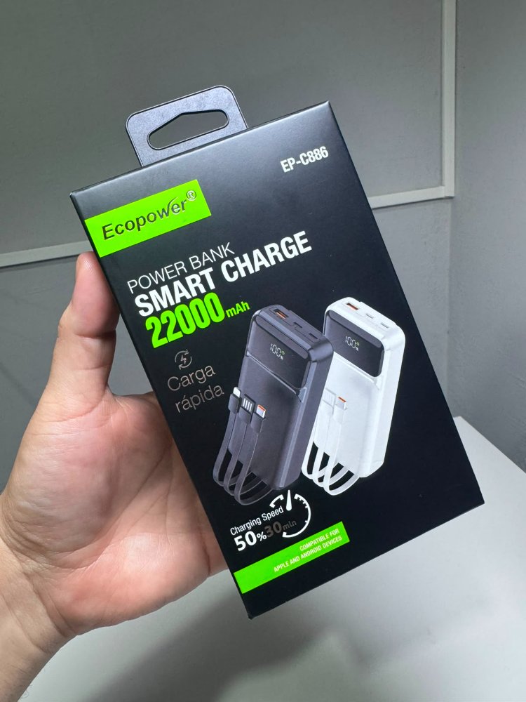 Power Bank Ecopower EP-C886 – 22.000mAh