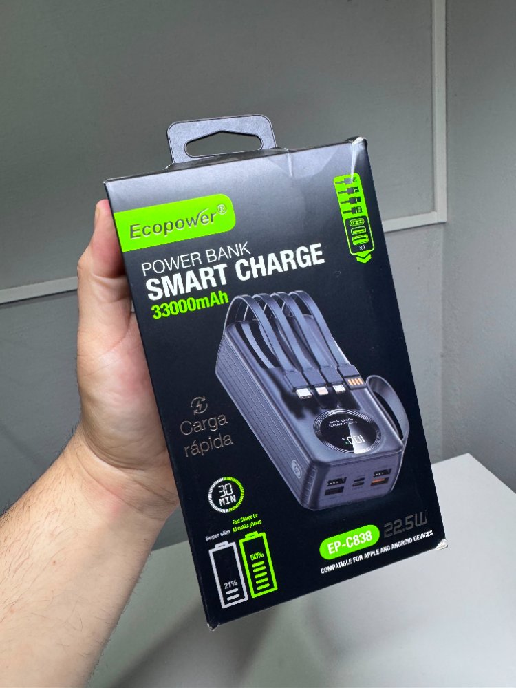 Power Bank Ecopower EP-C838 – 33.000mAh