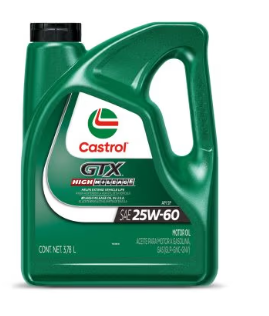 Castrol Gtx alto kilometraje 25w60  x 1 galon