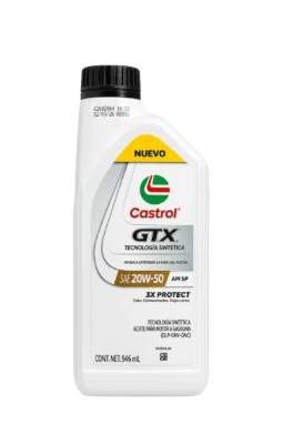 Castrol GTX 20w50 Tecnología Sintética 12x1/4