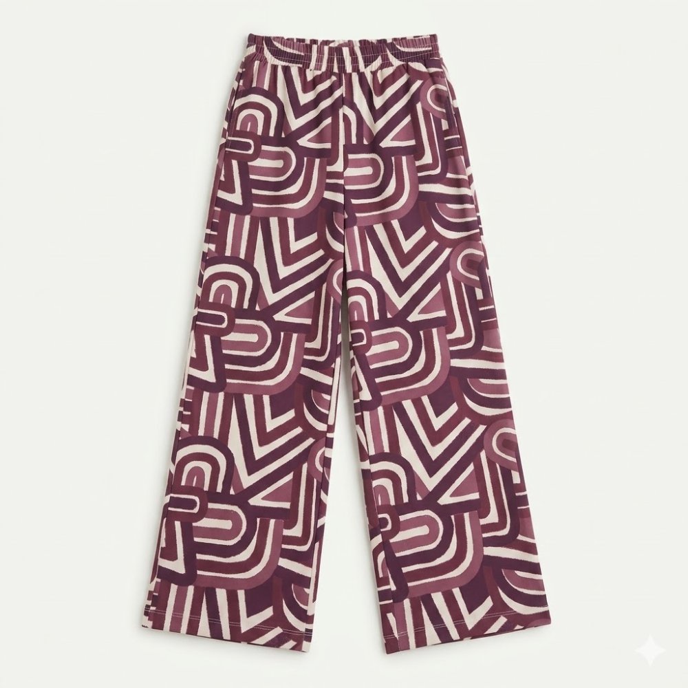 Pantalón Laberinto Morado