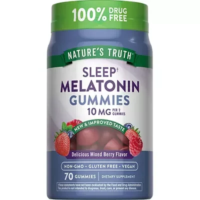 MELATONINA 10 MG FRASCO X 70 GOMITAS NATURE´S TRUTH