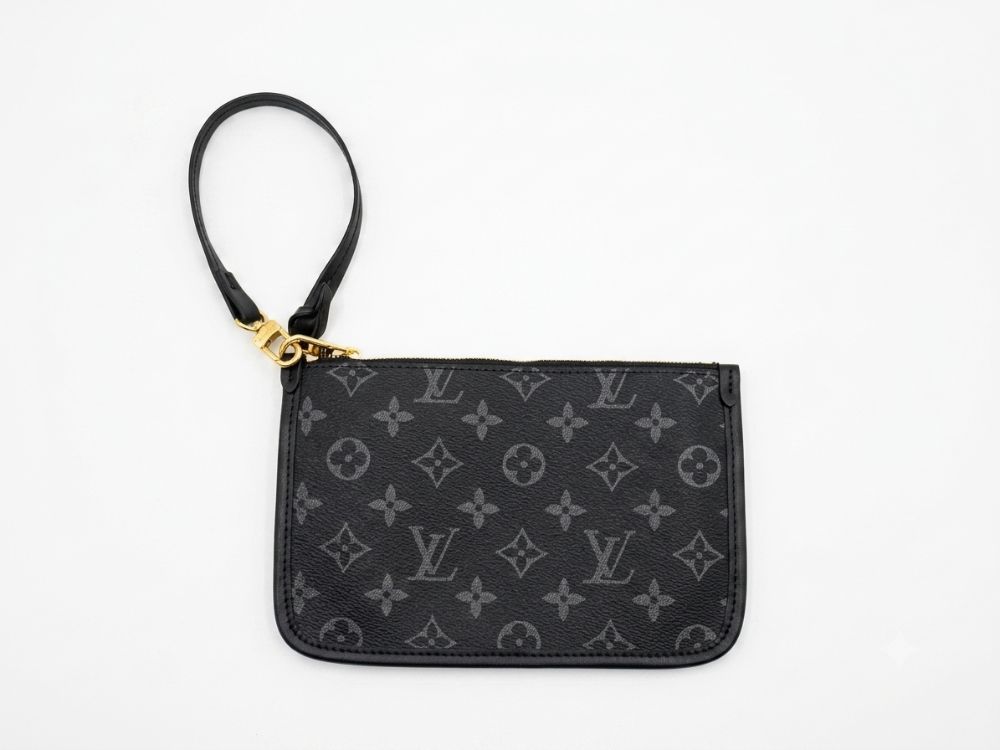 CARTERA TIPO MUÑEQUERA LOUIS VUITTON MONOGRAM ECLIPSE