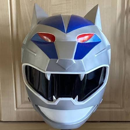 Casco Cosplay Lunar Wolf Gao Silver
