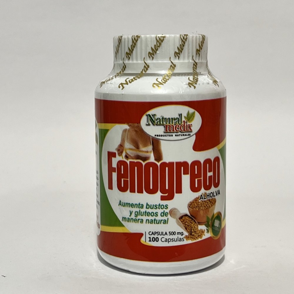 FENOGRECO NATURAL MEDIX 500mg X 100 CAPSULAS