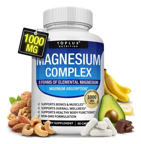 MAGNESIO COMPLEX TOPLUX 1000mg X 60 CAPSULAS