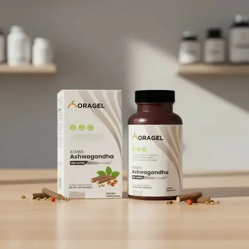 ASHWAGANDHA KSM66 ORAGEL- 600mg X 80 CAPSULAS