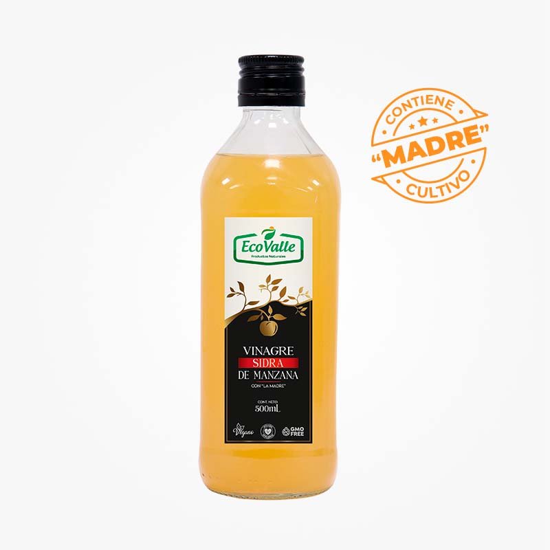 VINAGRE DE MANZANA 500ml - ECOVALLE