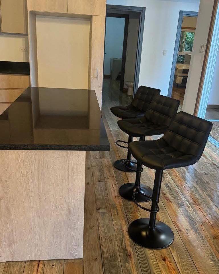 Silla bar Negro cuadros