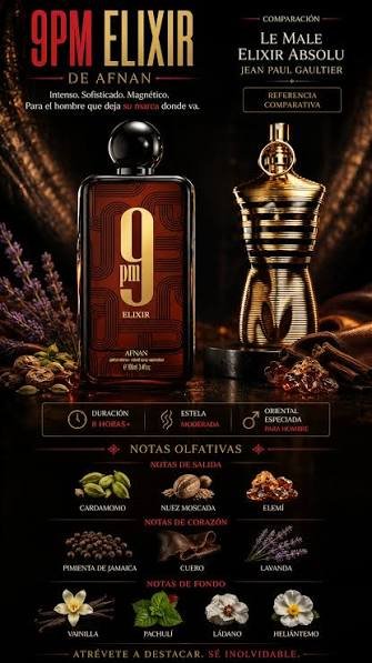 Afnan 9PM Elixir Parfum 100ml
