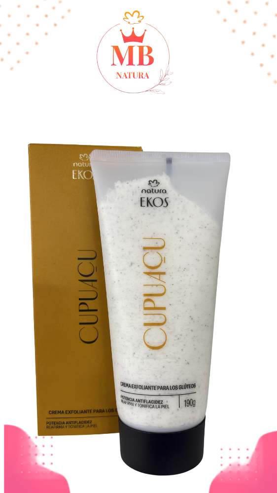 CREMA EXFOLIANTE PARA GLUTEOS EKOS CUPUACU 190G