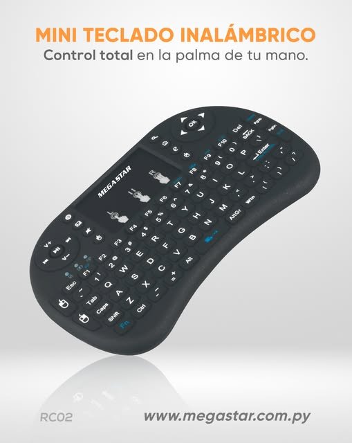 Mini teclado inalambrico MEGASTAR